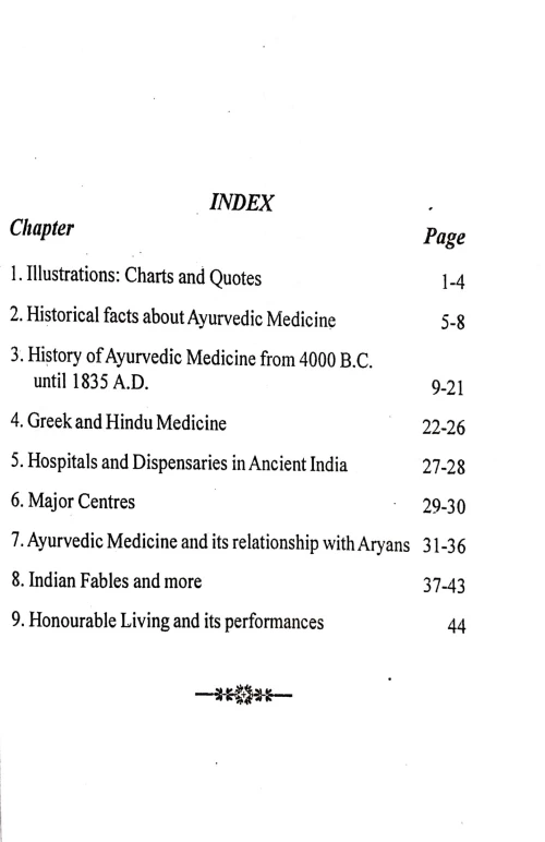 Ayurvedic Medicine And Honorable Living In This World